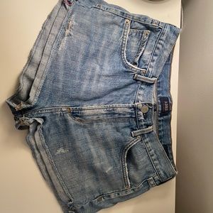 AgoldE Anja high waist cut off shorts